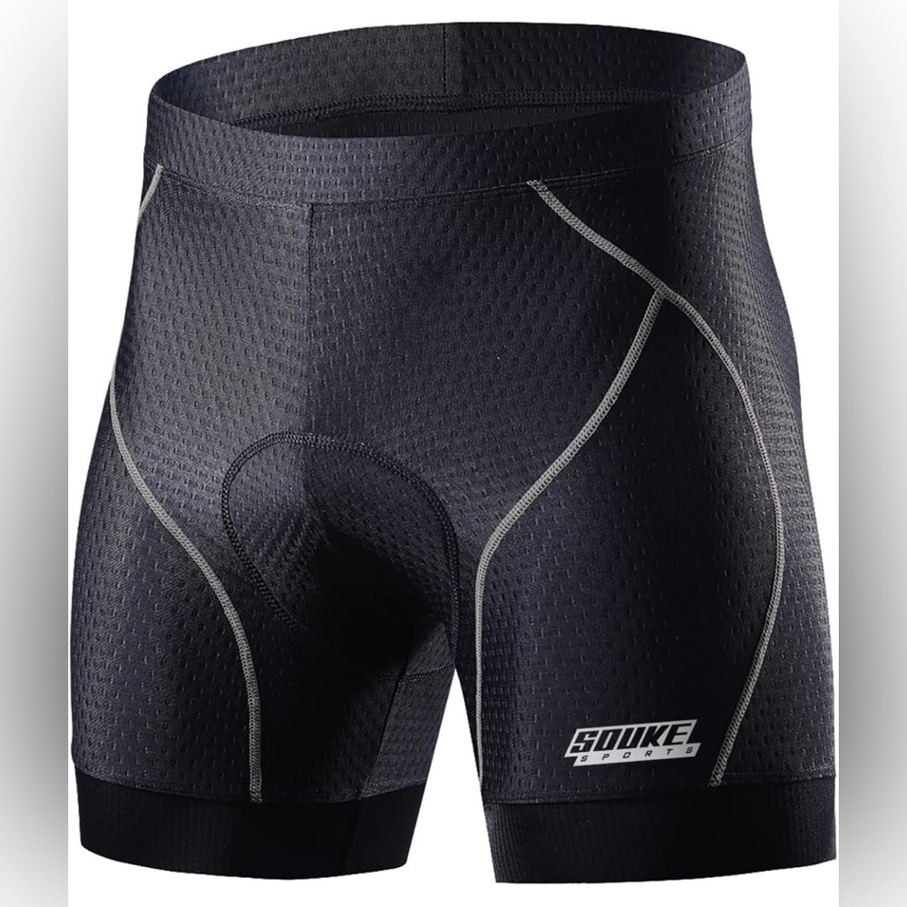 Souke Sports Black Cycling Shorts 4D padded XXL